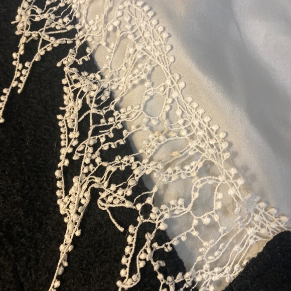 Calvin Klein 205W39NYC Black Vest w Lace Detail- Stunning- NWT! $990 original - Picture 4 of 11